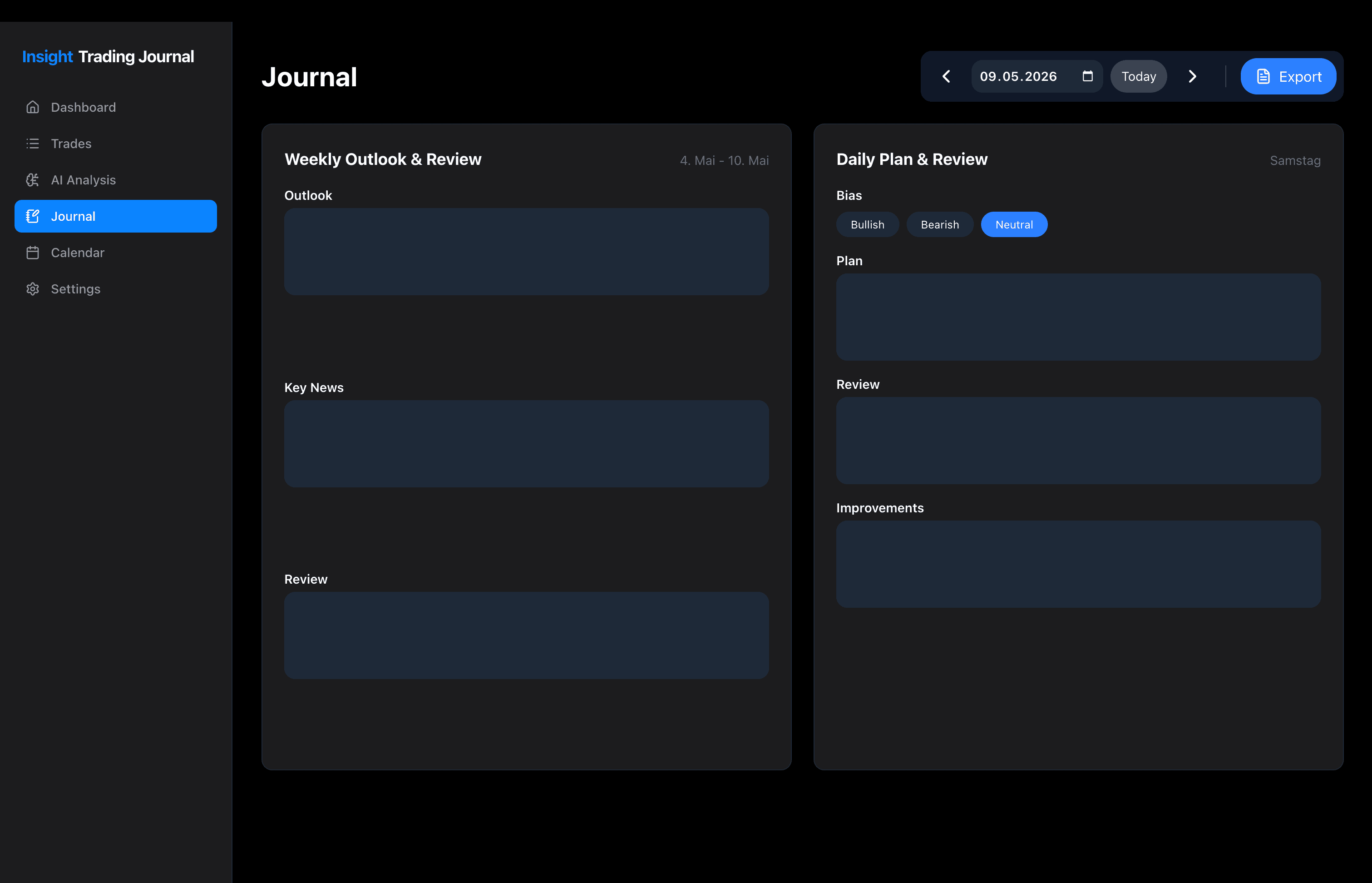 Journal View